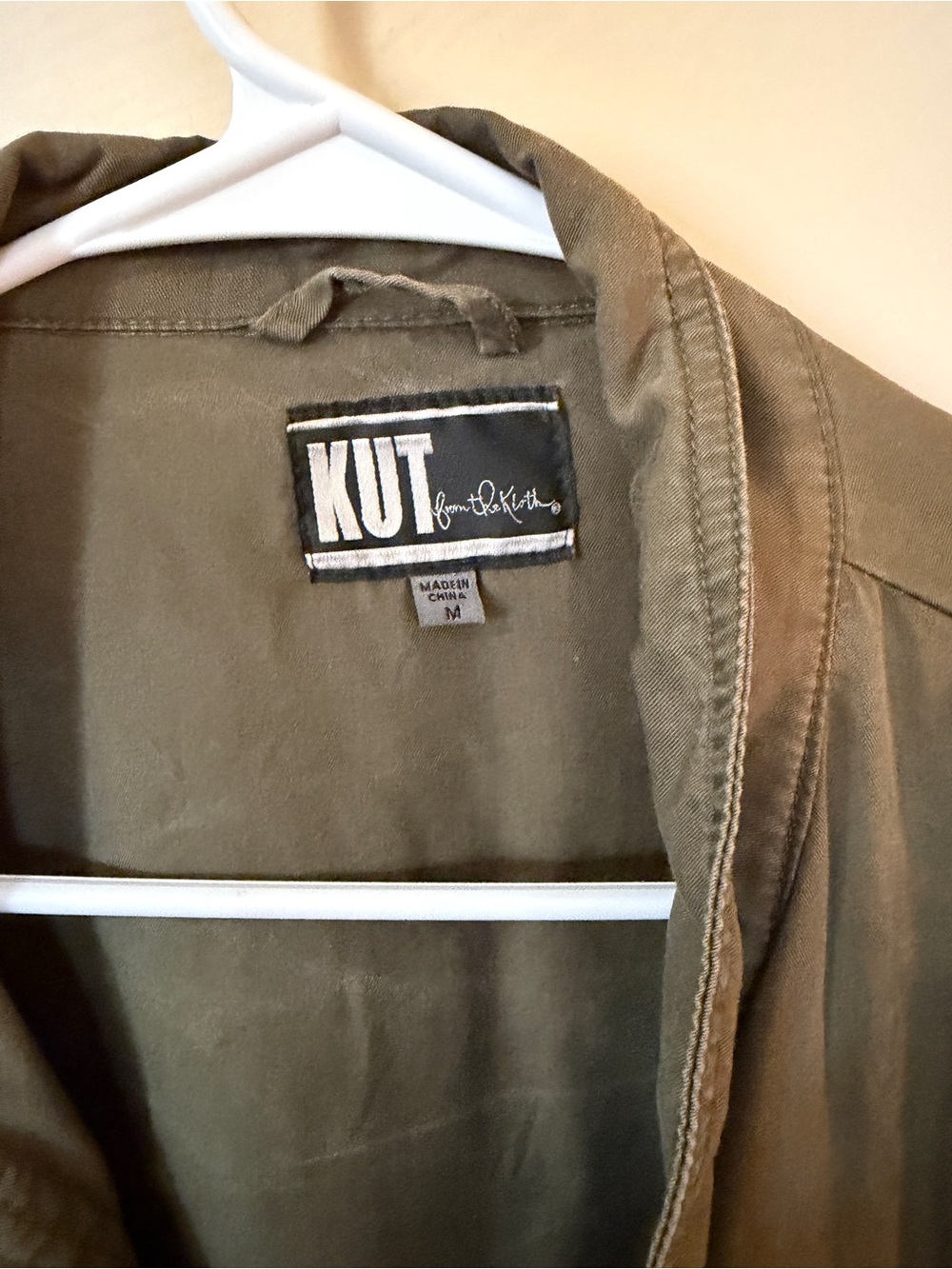Kut from the Kloth Olive Utility Field Jacket - Picture 2 of 4